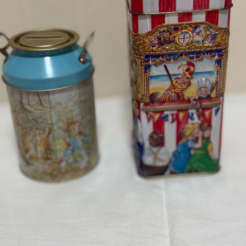 Peter Rabbit‎ Blue Tin Canister - Picture 3 of 14